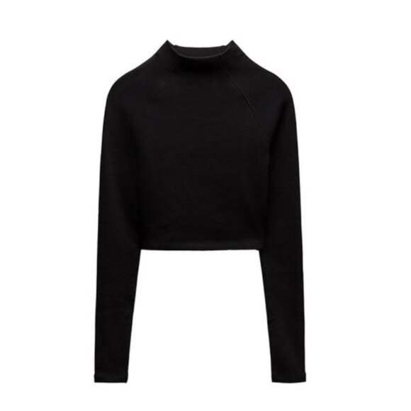 zara mock neck top - Picture 2 of 2